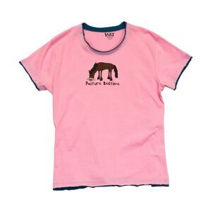 LazyOne Womens/Ladies Pasture Bedtime PJ T-Shirt / Pink
